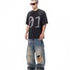 STRESSMAMA 01 Washed V2 T-shirt T恤(黑)