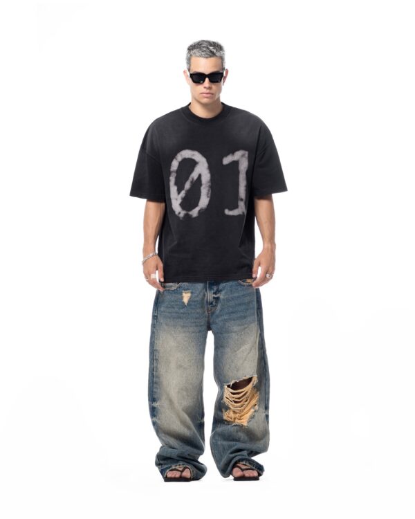 STRESSMAMA 01 Washed V2 T-shirt T恤(黑)