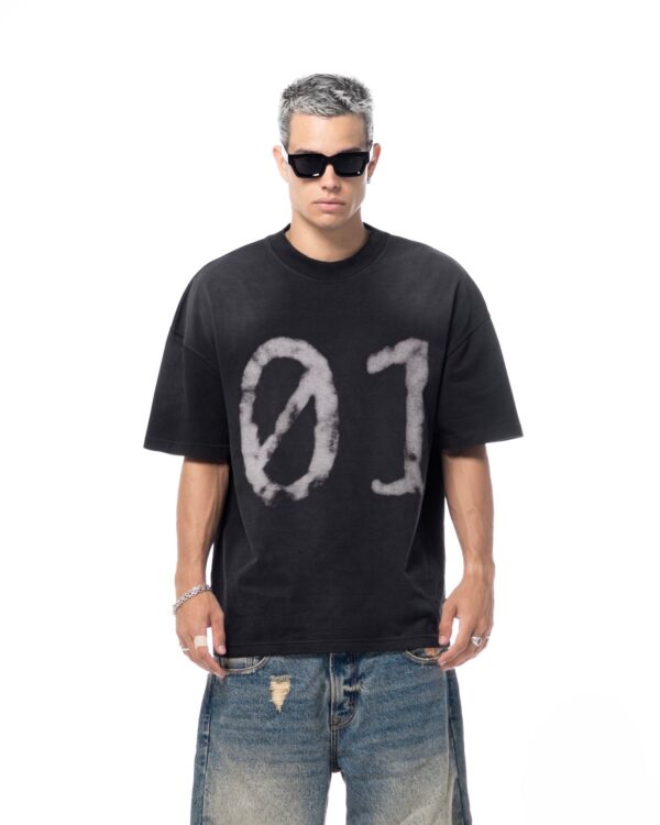 STRESSMAMA 01 Washed V2 T-shirt T恤(黑)