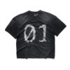 STRESSMAMA 01 Washed V2 T-shirt T恤(黑)