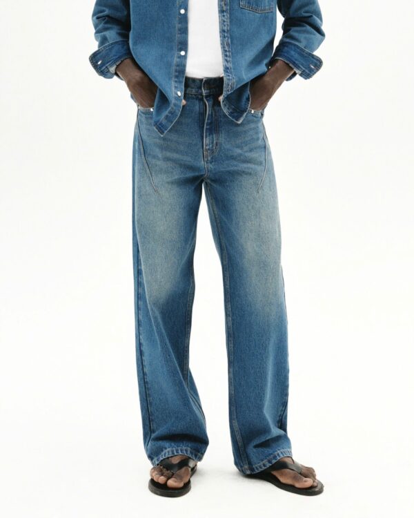 MAVERIK STUDIO｜MAVERIK® WASHED DENIM PANTS INDIGO BLUE
