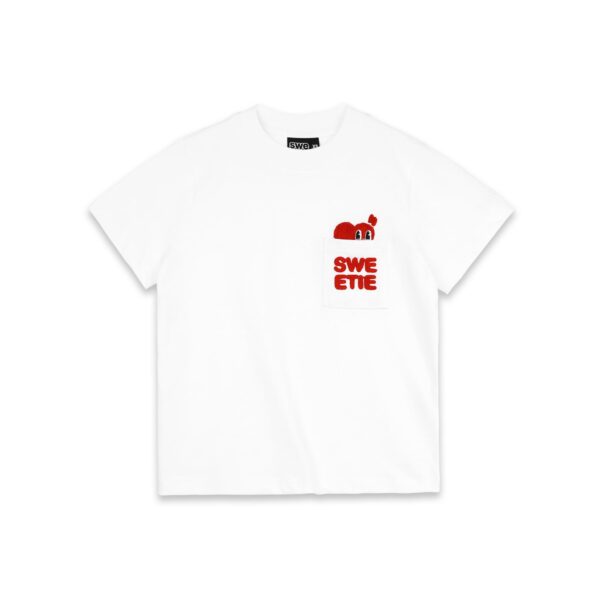 SWE Peeking Pocket Baby Tee T恤(白)
