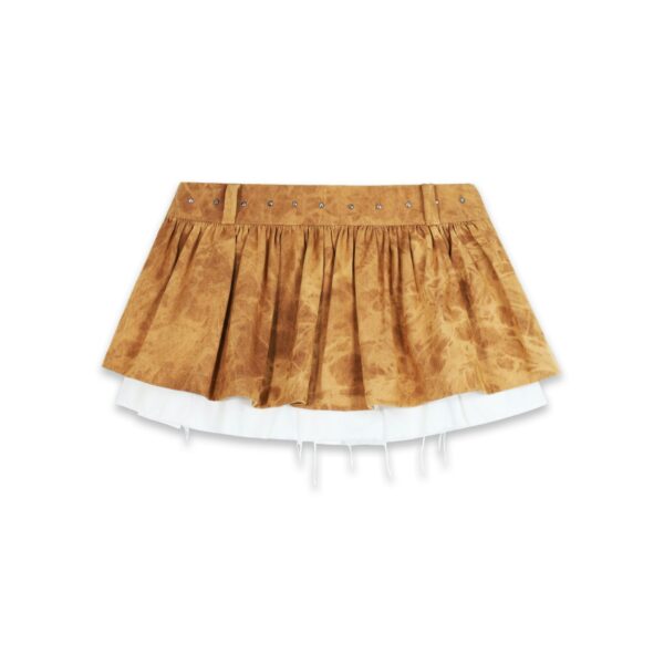 SWE Rusted Layer Mini Skirt 褲子(棕)