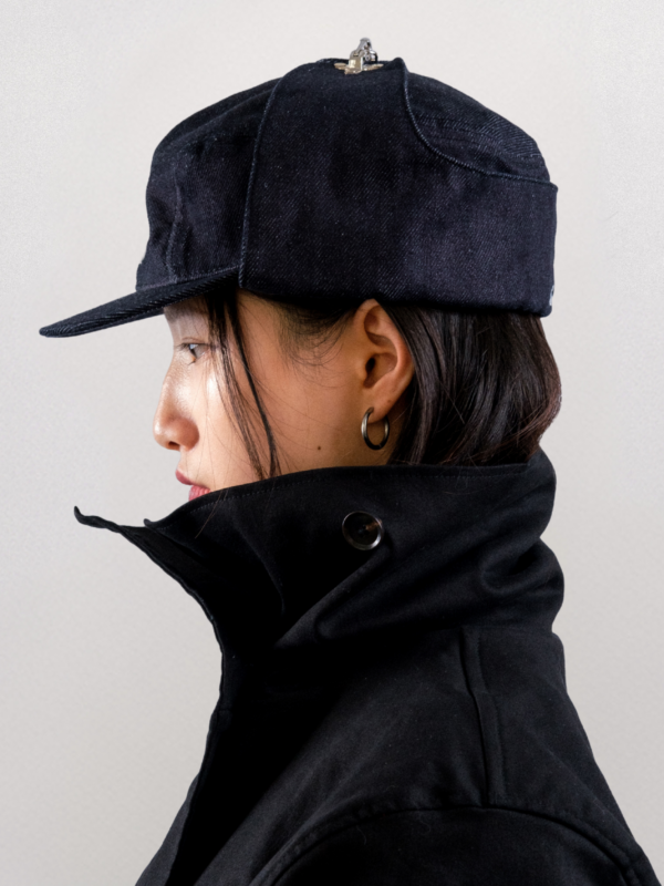108-1 Goers Studio Bennett Denim Hat in Black