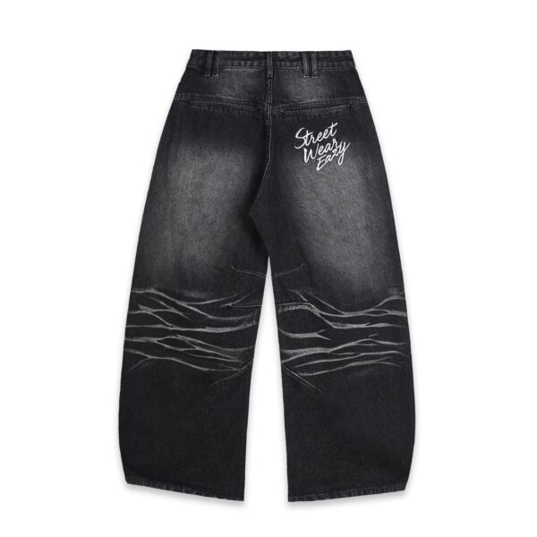 SWE Whisker Jeans 牛仔褲(水洗黑)