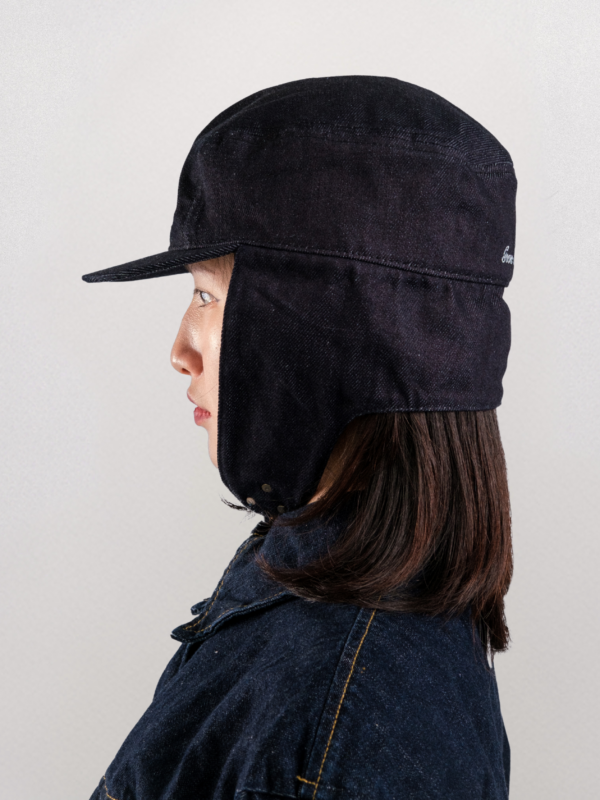 112 Goers Studio Bennett Denim Hat in Black