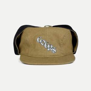 Goers Studio Bennett Denim Hat in Beige & Black