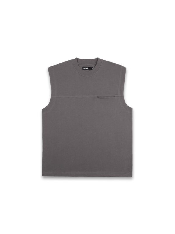 HOWS｜Basic Tank Top V.2 / LEAD GREY