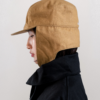 119 Goers Studio Bennett Denim Hat in Beige & Black