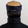 120 Goers Studio Bennett Denim Hat in Beige & Black