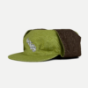 Goers Studio Bennett Denim Hat in Moss Green & Brown