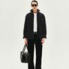 MAVERIK STUDIO｜MAVERIK® BUTTON WASHED DENIM SHIRT ( BLACK )