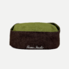 Goers Studio Bennett Denim Hat in Moss Green & Brown