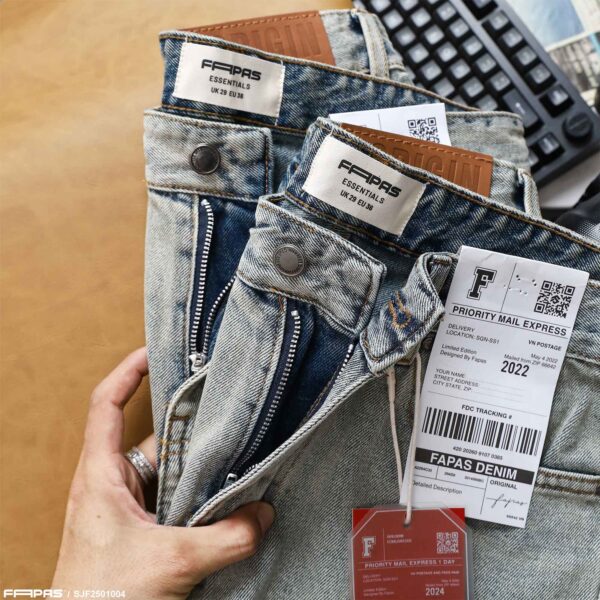 FAPAS｜Short Jean Straight Fit Author