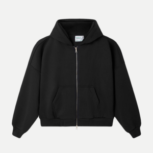 Goers Studio Capsule Double-Zipped Hoodie in Black