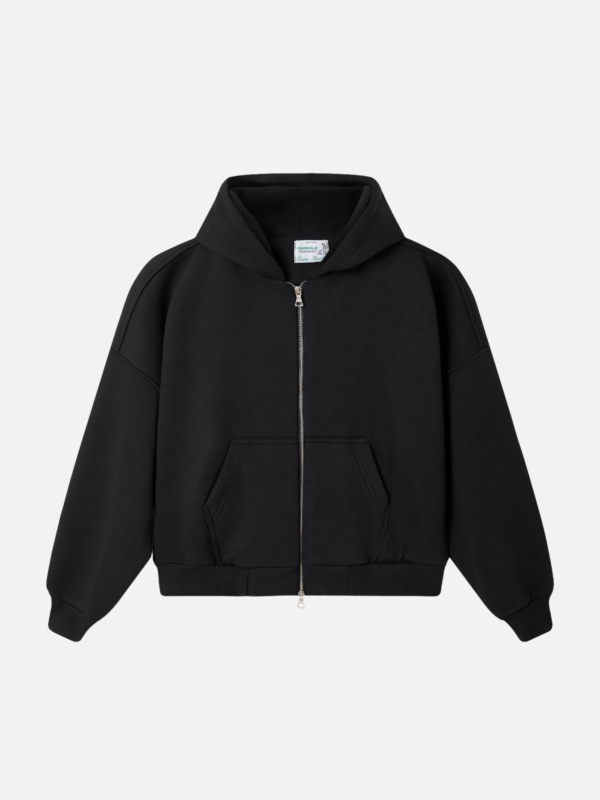 Goers Studio Capsule Double-Zipped Hoodie in Black