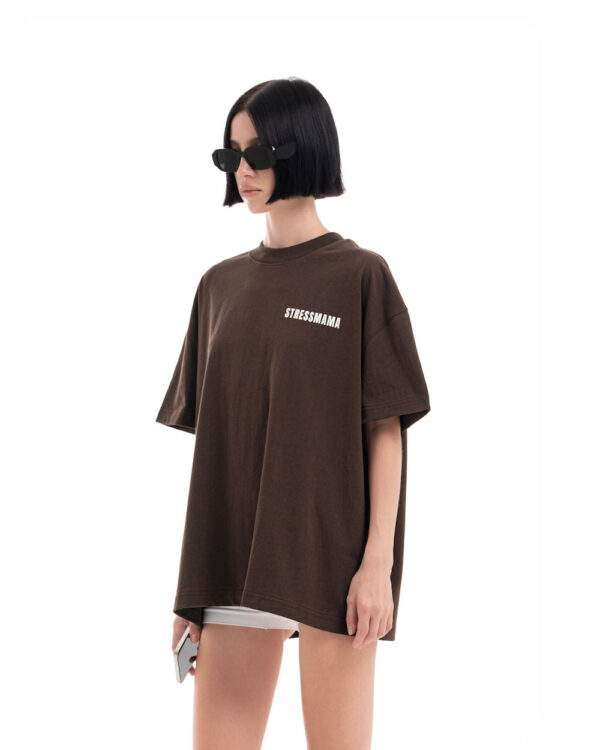 STRESSMAMA Fw25 Basic T-shirt T恤(棕)