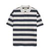 HOWS｜Striped POLO / NAVY