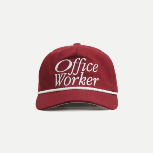 Goers Studio Office Worker Snapback in Dark Red