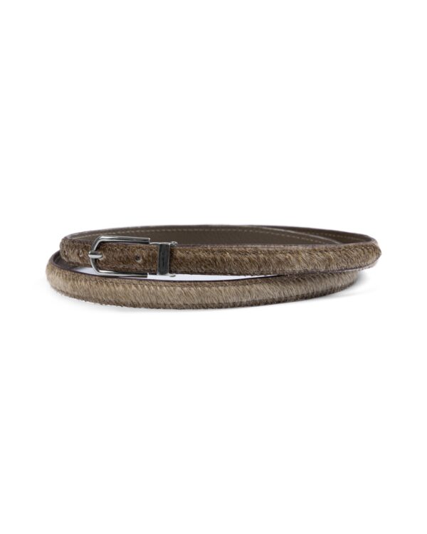 VIERY｜Hair-on Cowhide Belt