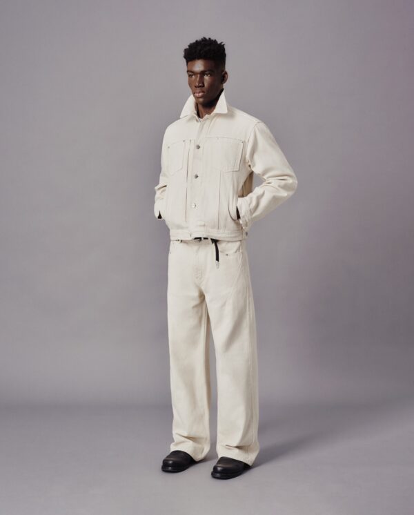 MAVERIK STUDIO｜MAVERIK® TRUCKER DENIM JACKET ( CREAM WHITE )