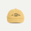 Goers Studio Flower Short Brim cap in Mustard