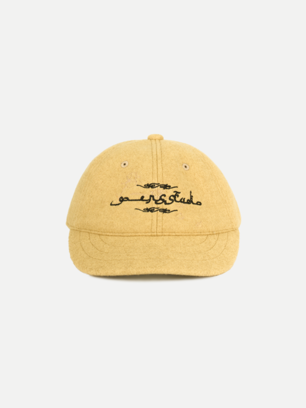 Goers Studio Flower Short Brim cap in Mustard