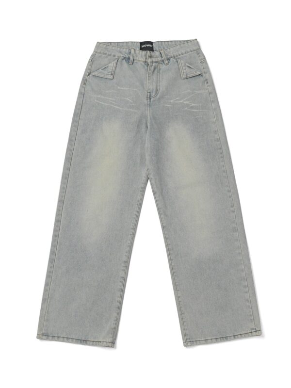 HOWS｜Inside-out Jeans Pants / Light GREY