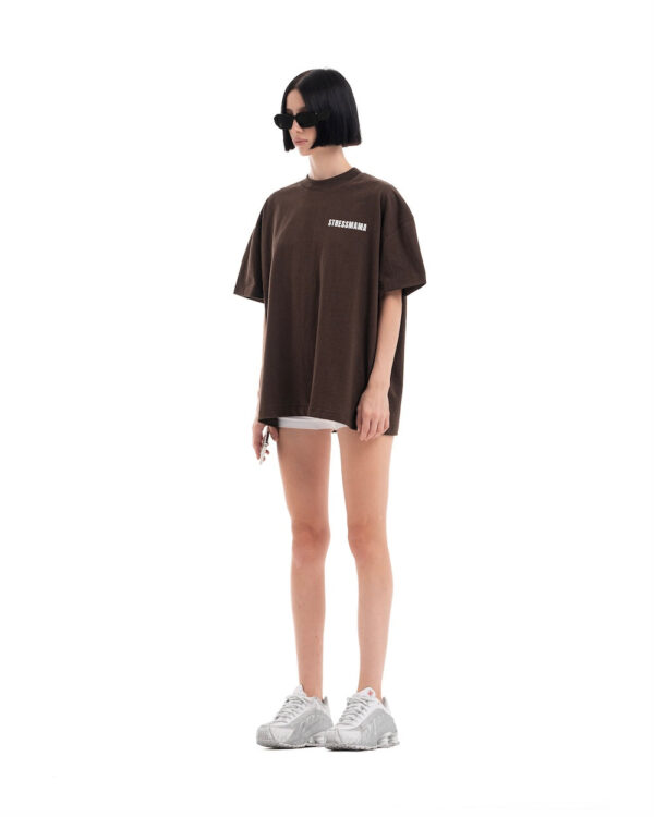 STRESSMAMA Fw25 Basic T-shirt T恤(棕)