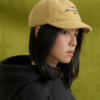 Goers Studio Flower Short Brim cap in Mustard