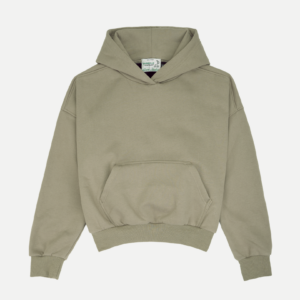 Goers Studio Capsule Boxy Hoodie in Muted Sage