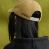 Goers Studio Flower Short Brim cap in Mustard