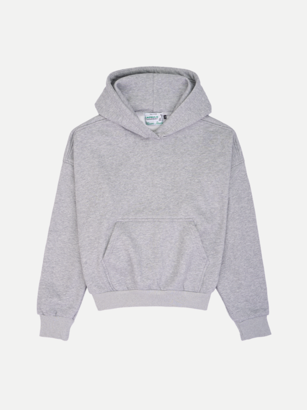 Goers Studio Capsule Boxy Hoodie in Heather Gray