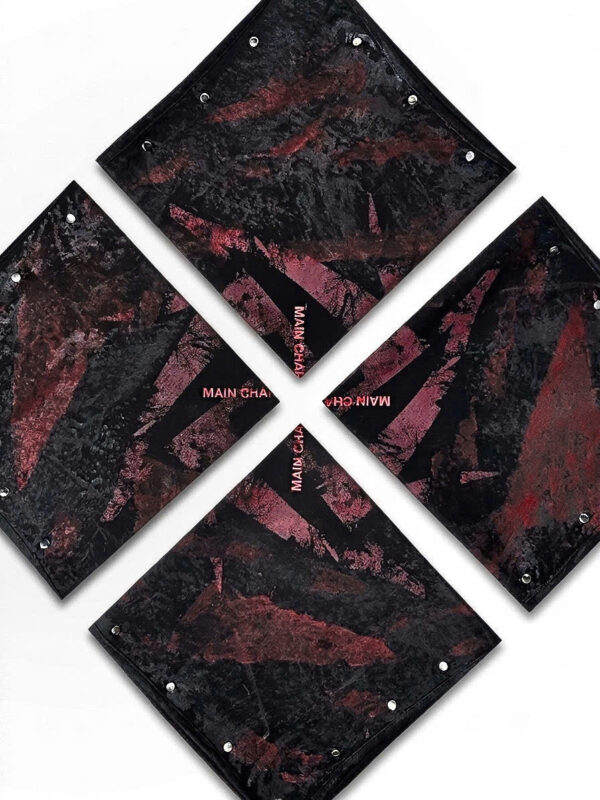 DKILLUMINATE｜BLOOD & RUST WAXED SCARF V2
