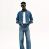 MAVERIK STUDIO｜MAVERIK® BUTTON WASHED DENIM SHIRT ( INDIGO BLUE )