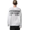 STRESSMAMA Ss26 Sheer Longsleeve 長袖T(白)