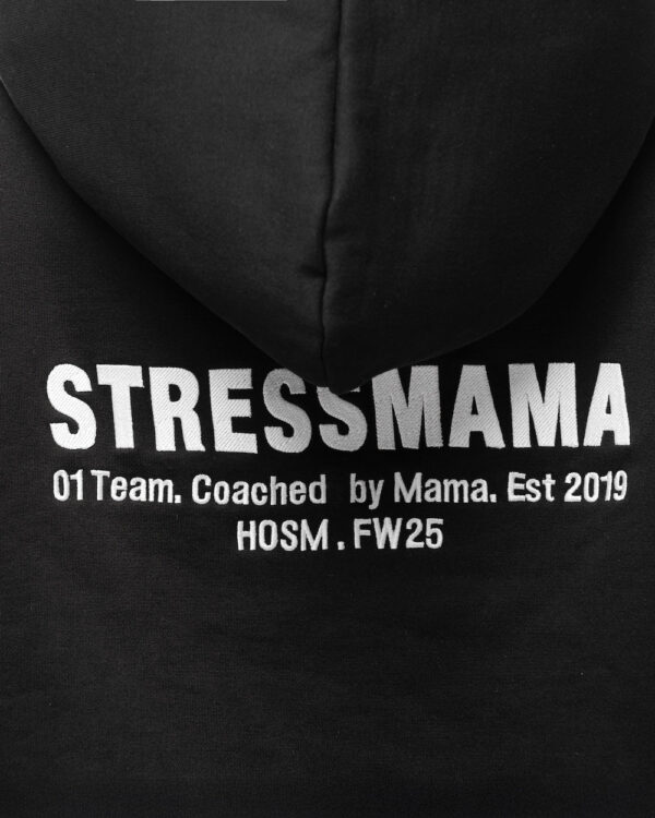 STRESSMAMA Fall25 01 Team Hoodie 帽T(黑)