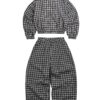 Push Push Gingham 制服套組(黑白格)