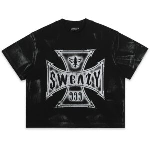 SWE Cross Boxy Tee T恤(黑)