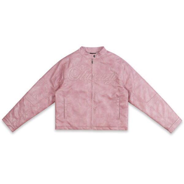 SWE Blossom Leather Jacket 外套(粉)