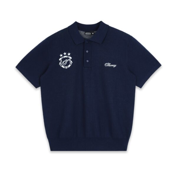 SWE Knit Polo 針織T(藍)