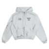 SWE Cross Zip Hoodie 帽T(灰)