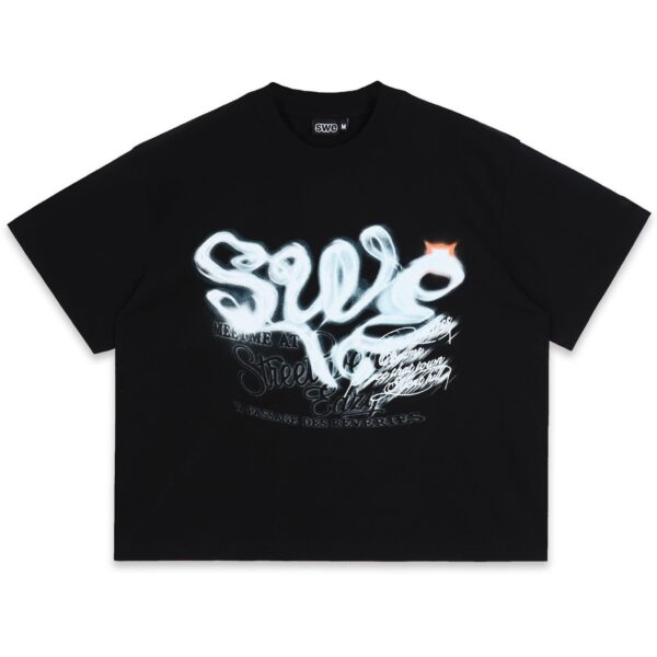 SWE Afterimage Boxy Tee T恤(黑)