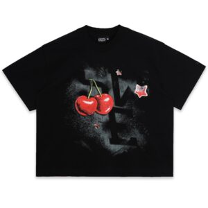 SWE Cherry Boxy Tee T恤(黑)