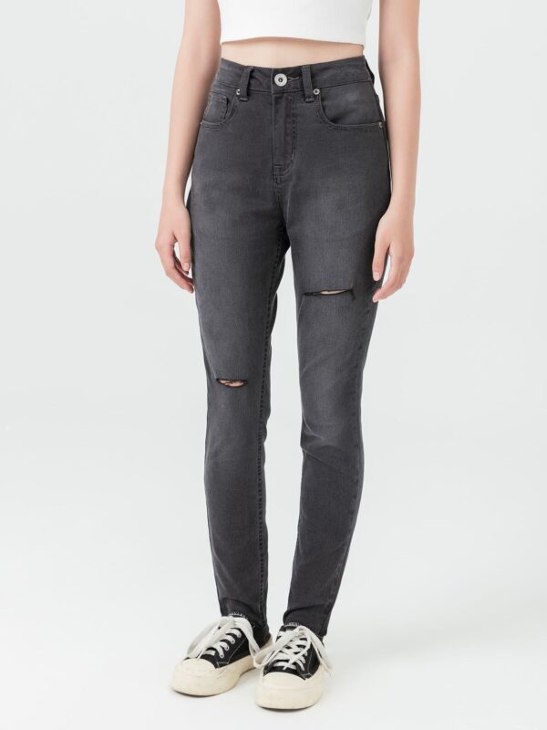 COUPLETX｜Jeanss Nữ Skinny Rách Gối