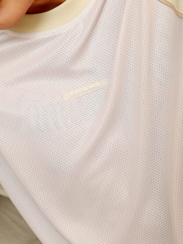 FAPAS｜Tee Ngắn Mesh Relaxed Raisin