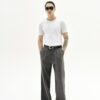 MAVERIK STUDIO｜MAVERIK® BUTTON RIB SLIM FIT T-SHIRT ( WHITE )