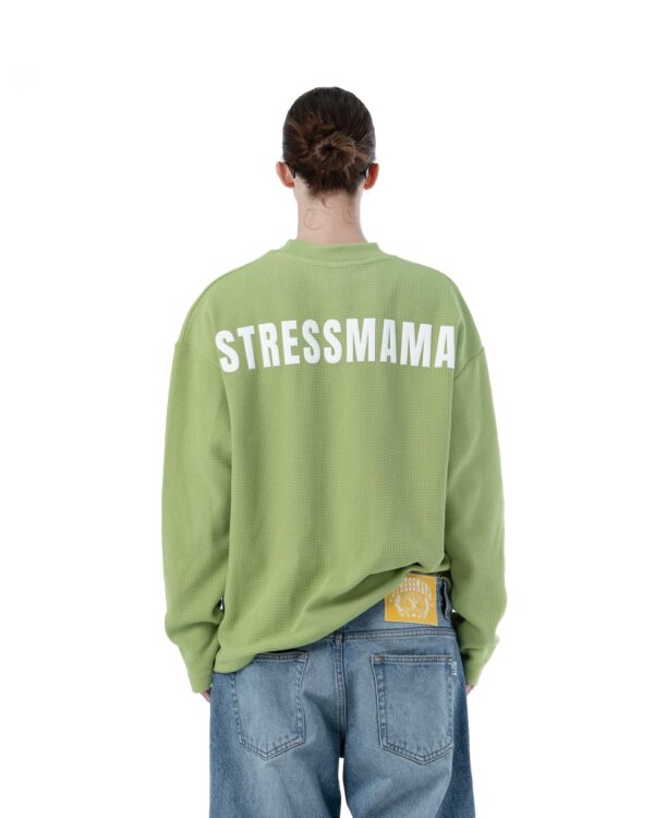 STRESSMAMA Ss26 Waffle Longsleeve 長袖T(綠)