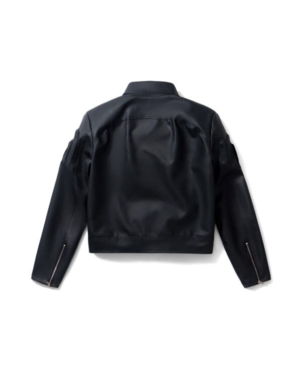 DKILLUMINATE｜PADDED-SHOULDER LEATHER JACKET
