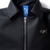 DKILLUMINATE｜PADDED-SHOULDER LEATHER JACKET
